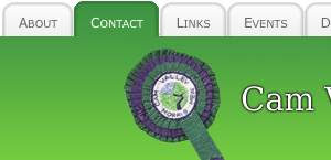 Screenshot of site